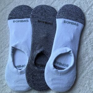 (3)Bombas Unisex No Show Cushioned Socks